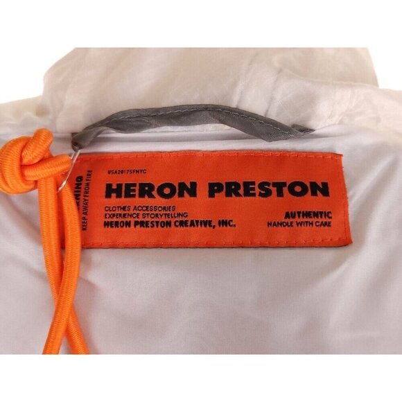 Heron Preston Exclusive Jump Jacket XXS Oversized Unisex Gray NWT Grail! - Picture 12 of 16
